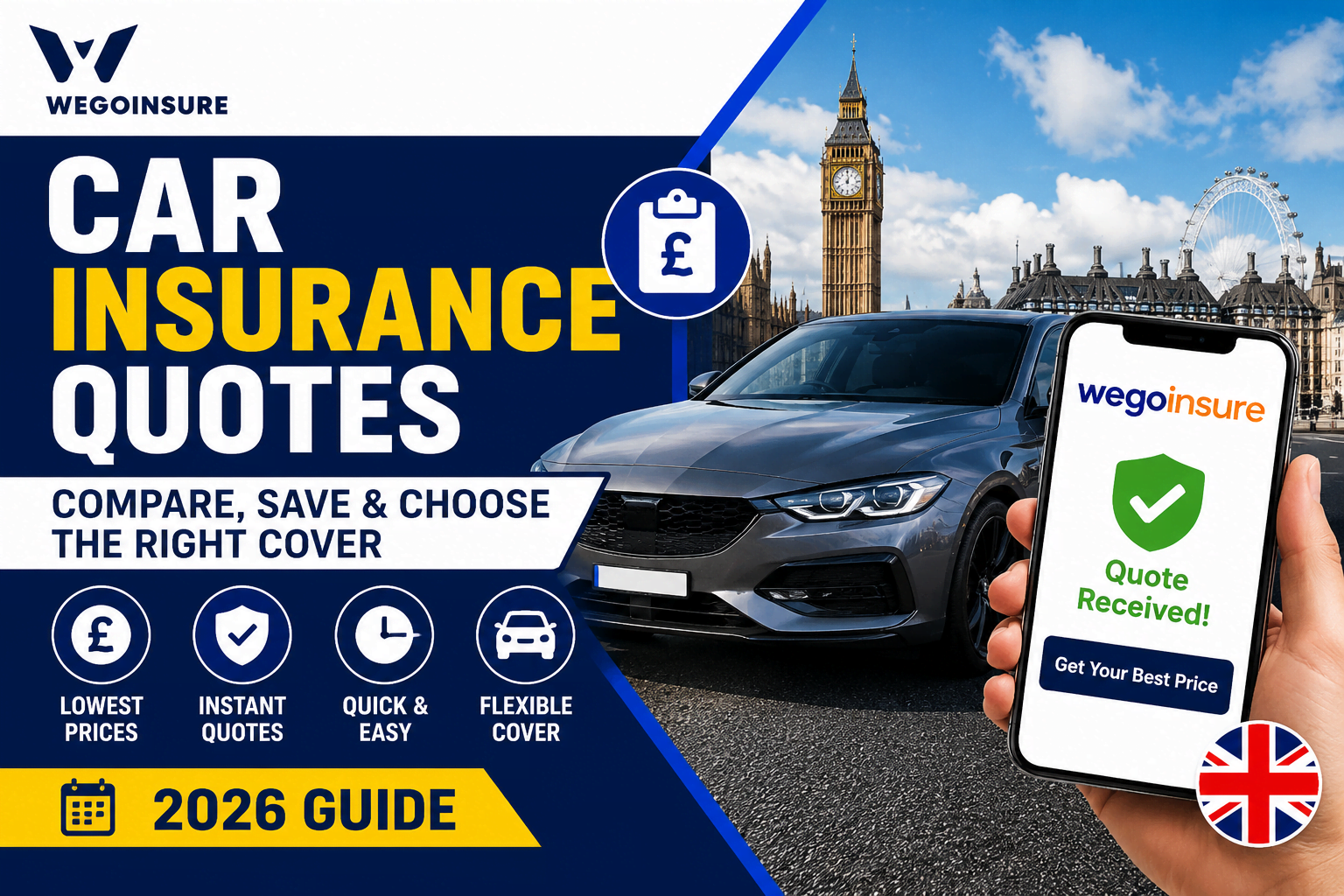 How to Compare Car Insurance Quotes and Save Money in the UK in 2026